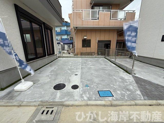 茅ヶ崎市中島　新築戸建　全８棟の駐車場|駐車スペース