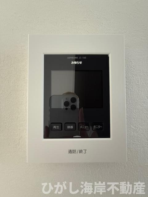 茅ヶ崎市柳島１丁目　新築戸建　全２棟のセキュリティ|TVモニター付きインターフォン