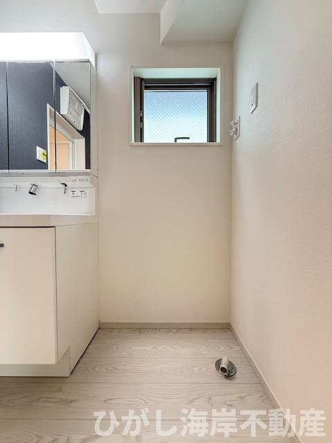 茅ヶ崎市柳島１丁目　新築戸建　全２棟のランドリースペース|洗濯機置場
