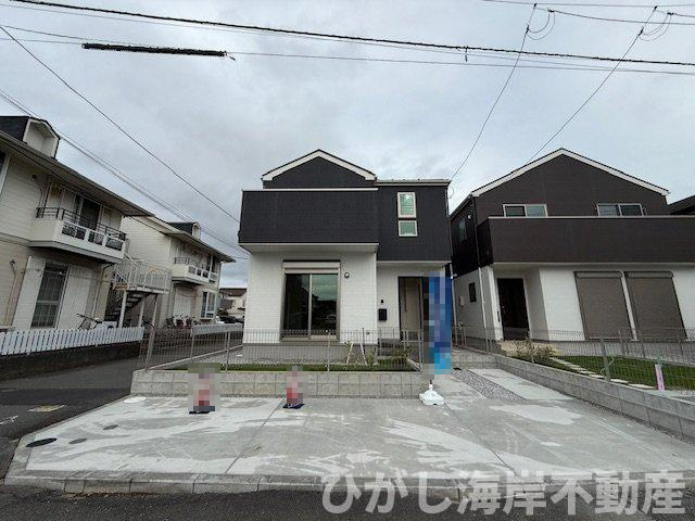 茅ヶ崎市柳島１丁目　新築戸建　全２棟の外観|現地外観