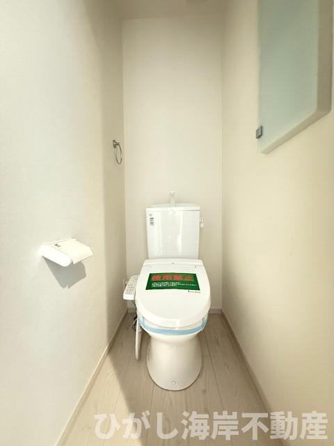 茅ヶ崎市柳島１丁目　新築戸建　全２棟のトイレ|洗浄機能付きお手洗い