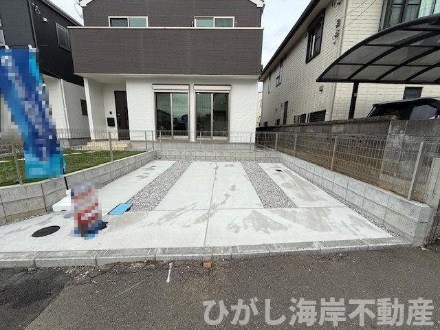 茅ヶ崎市柳島１丁目　新築戸建　全２棟の駐車場|駐車スペース