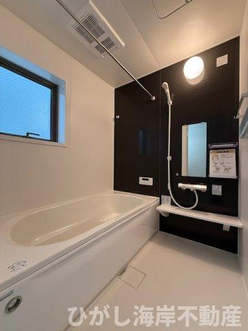 茅ヶ崎市柳島１丁目　新築戸建　全２棟の浴室|1坪タイプ　ユニットバス