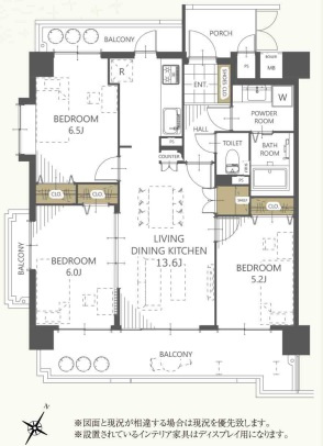 【間取り】 | アンピール箱崎東☆仲介手数料無料☆
