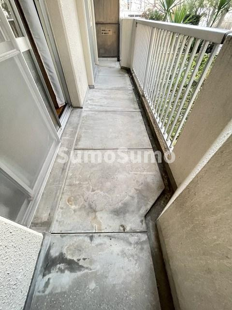 夙川ライムヴィラのバルコニー