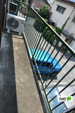 ウエスタンハイツのバルコニー