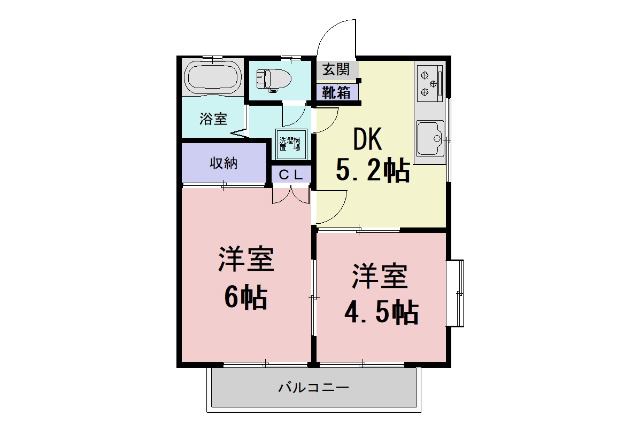 ウエスタンハイツの間取り