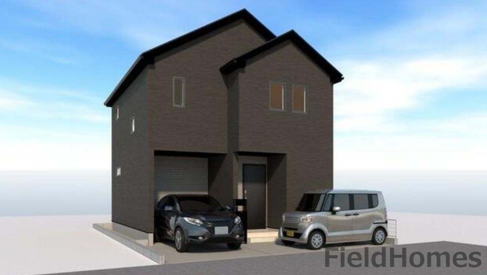 茅ヶ崎市松が丘1丁目新築戸建て　24-1期1号棟の外観パース|外観イメージ「茅ヶ崎市松が丘1丁目新築戸建て　1号棟」