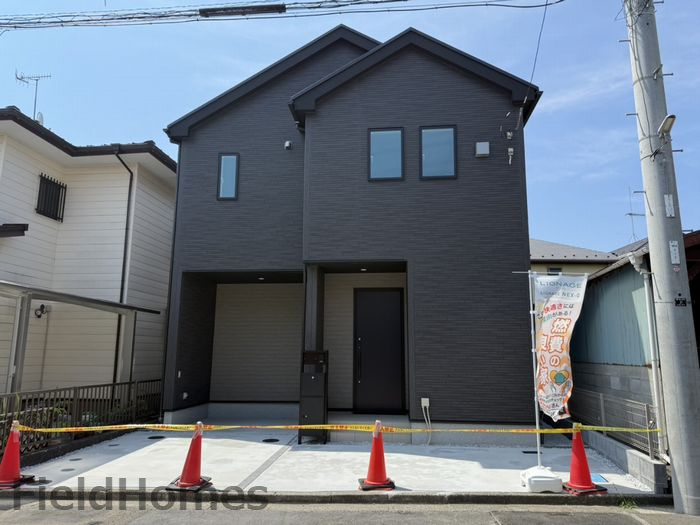 茅ヶ崎市松が丘1丁目新築戸建て　24-1期1号棟の外観|外観「茅ヶ崎市松が丘1丁目新築戸建て　1号棟」