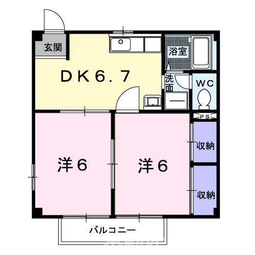 ＮＥＷＣＩＴＹ参番館の間取り