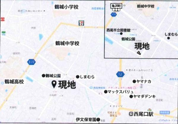 菅原町　全3棟・A棟のその他|現地案内図です。