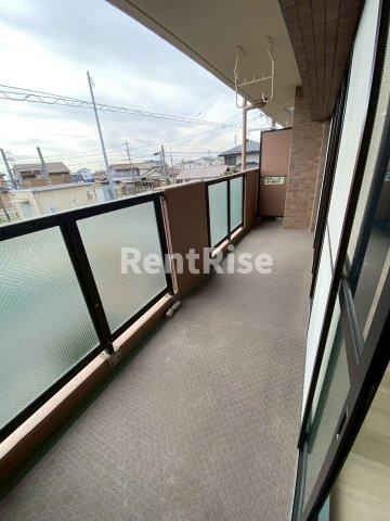 ウィズユー苅安賀のバルコニー