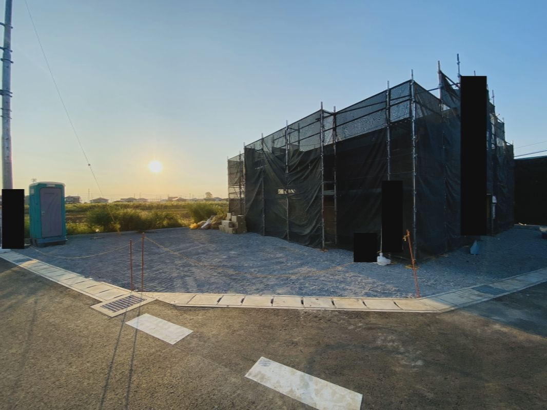 七栄第３１　新築平屋　１号棟の駐車場