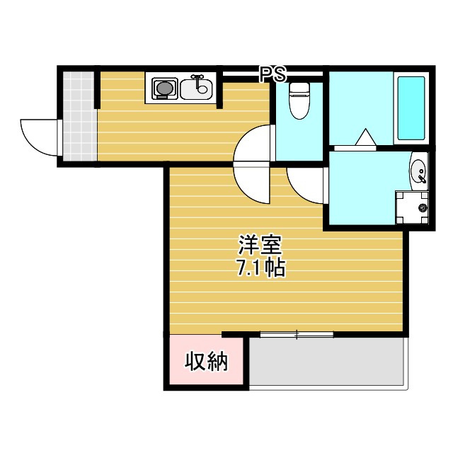 REGIA IKEDA CITY TENJINの間取り