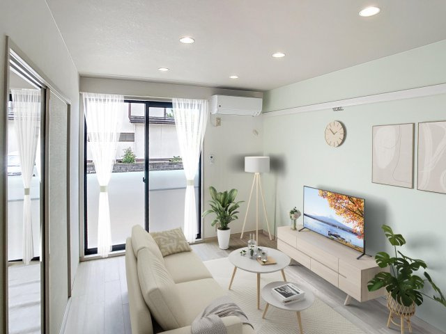 ディアスドリームB棟の居間・リビング