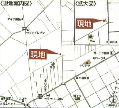 七栄第３１　新築平屋　２号棟の地図