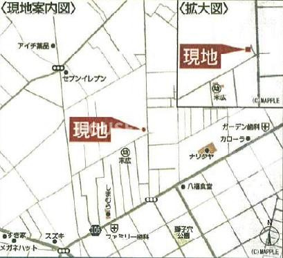 富里市七栄第３１　新築平屋　２０号棟の地図