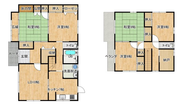 【間取り】 | 柳井・伊保庄(商談中)