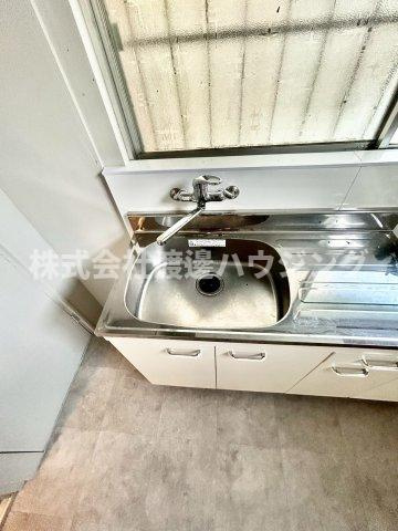 上四条町一戸建の設備|混合栓に取替済み