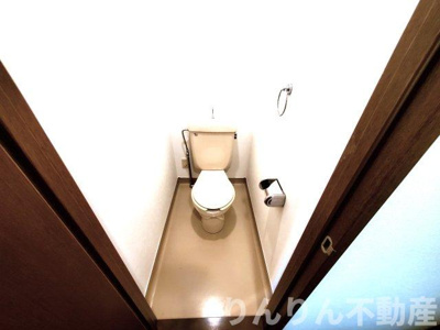 【トイレ】 | ハイツはと | 清潔感のあるトイレです