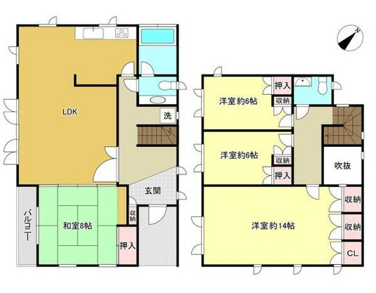 【間取り】 | 伊豆高原別荘地南大室台　戸建