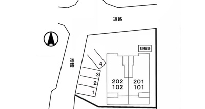 【区画図】 | ナチュレAGAKEⅡ