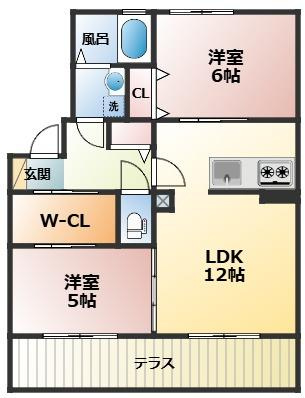 Strawberry fields 吐夢 四番館の間取り