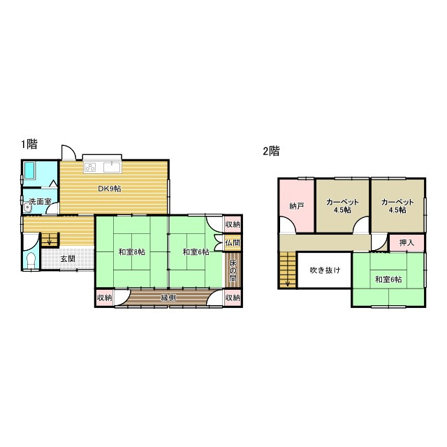 馬場一戸建の間取り