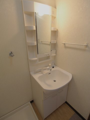 広島市安芸区矢野東６丁目のアパートの洗面所