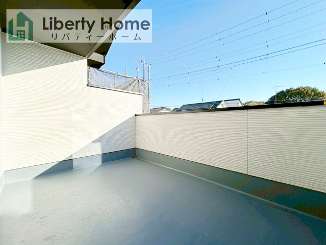 牛久市刈谷町9期　新築戸建のバルコニー