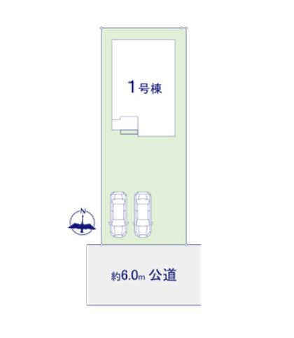 牛久市刈谷町9期　新築戸建の区画図