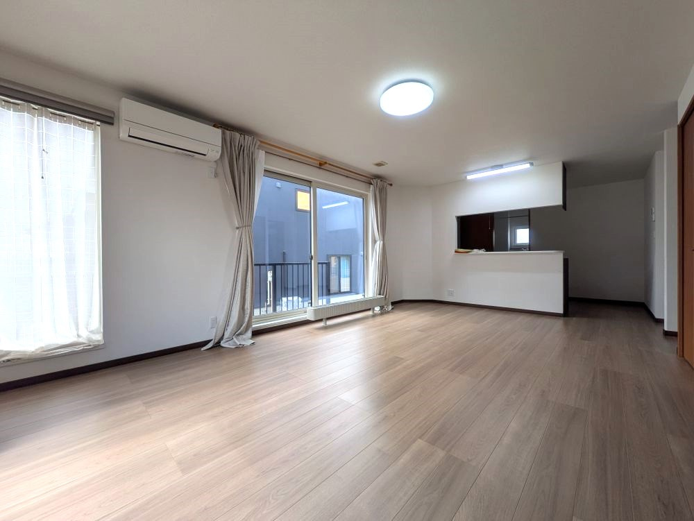 江別市大麻ひかり町の居間・リビング|リビング別角度！