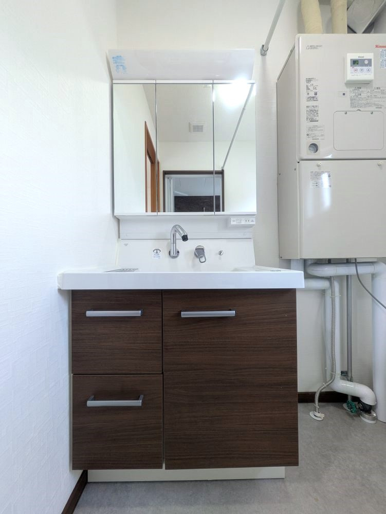 江別市大麻ひかり町の洗面所|洗面化粧台！
