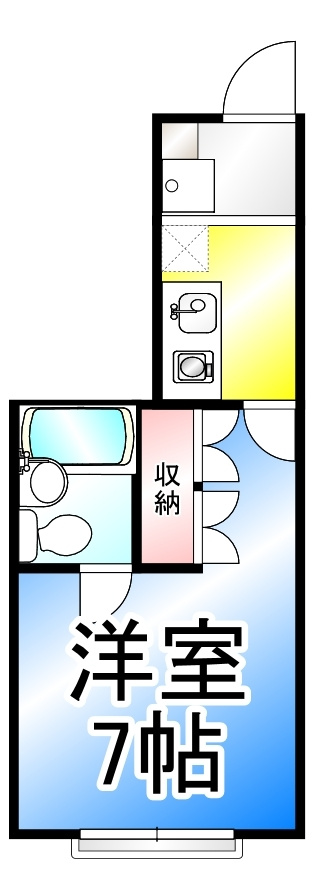 ＭＡＳＡマンション三輪の間取り