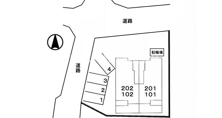 ナチュレＡＧＡＫＥⅡの区画図