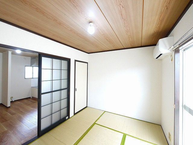 パールハイツの寝室|きれいな和室です