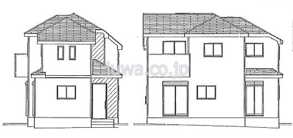 【新築分譲住宅】ふじみ野市大原の外観パース