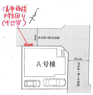 【新築分譲住宅】ふじみ野市大原の区画図