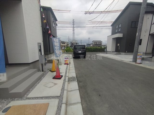 【前面道路含む現地写真】 | 川越市宮元町4期　全10棟　9号棟 | 都市ガス・本下水