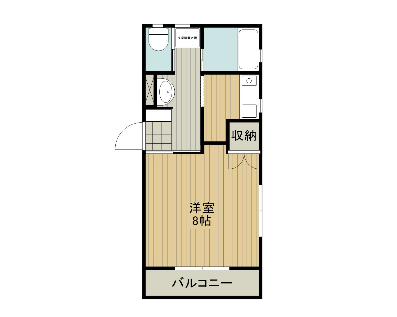 マイルストーンの間取り