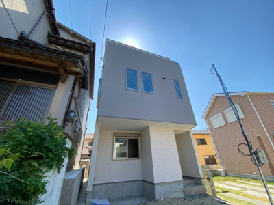 【外観】 | 【プレイワーク土師町5丁】土師小・道路幅6ｍ・新築建売・4LDK・車2台 | 外観も気になるポイント