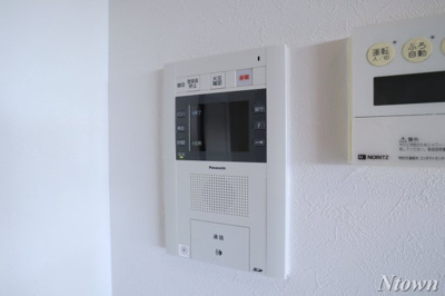 【セキュリティ】 | 茶屋ヶ坂ライズ | モニター付きインターホンです