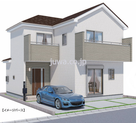 新座市栄５丁目の新築一戸建の外観パース