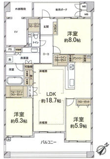 【間取り】 | コスモフォレスタ箕面