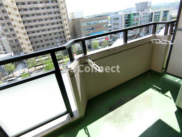 【バルコニー】 | ウエスト7泉 | ７階のお部屋で晴れた日には洗濯物もたくさん干せます。