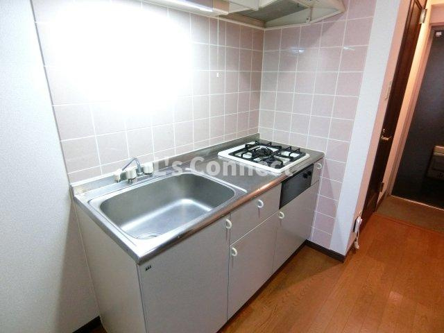 【キッチン】 | ウエスト7泉 | ２口ガスコンロのシステムキッチン。