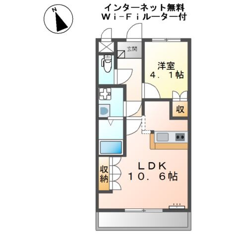 タイニーコートの間取り