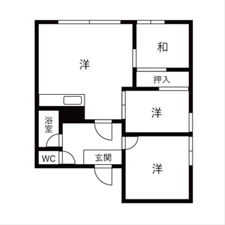 【間取り】 | コーポ富士