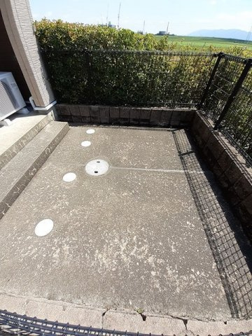 ピースフル・コートの庭|陽当たり良好なお庭です♪