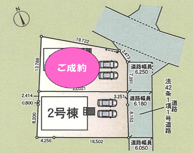 【新築戸建】前橋市富士見町時沢第10の区画図|■区画図